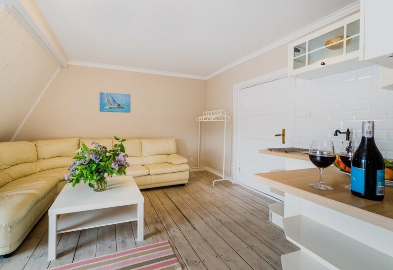 Dom Rybaka Apartament "Halibutówka" Mikołajki pokój