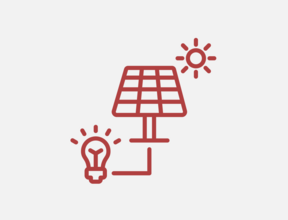 photovoltaic installation pictogram