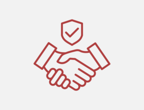 Shaking hands pictogram