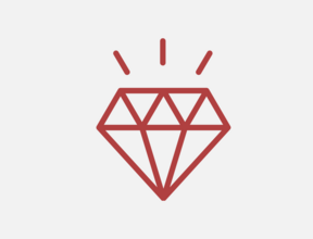 Shiny diamond pictogram