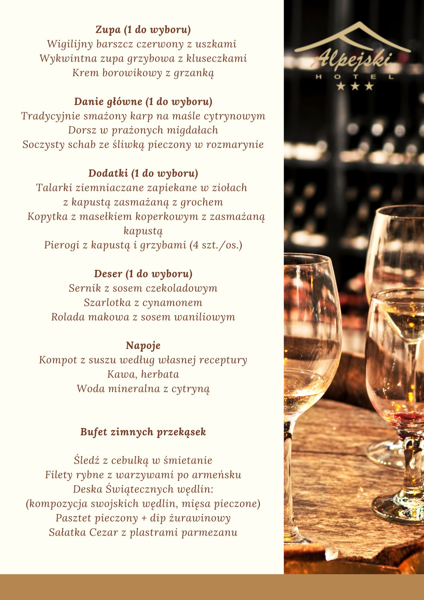 Wigilia firmowa w Hotelu Alpejskim