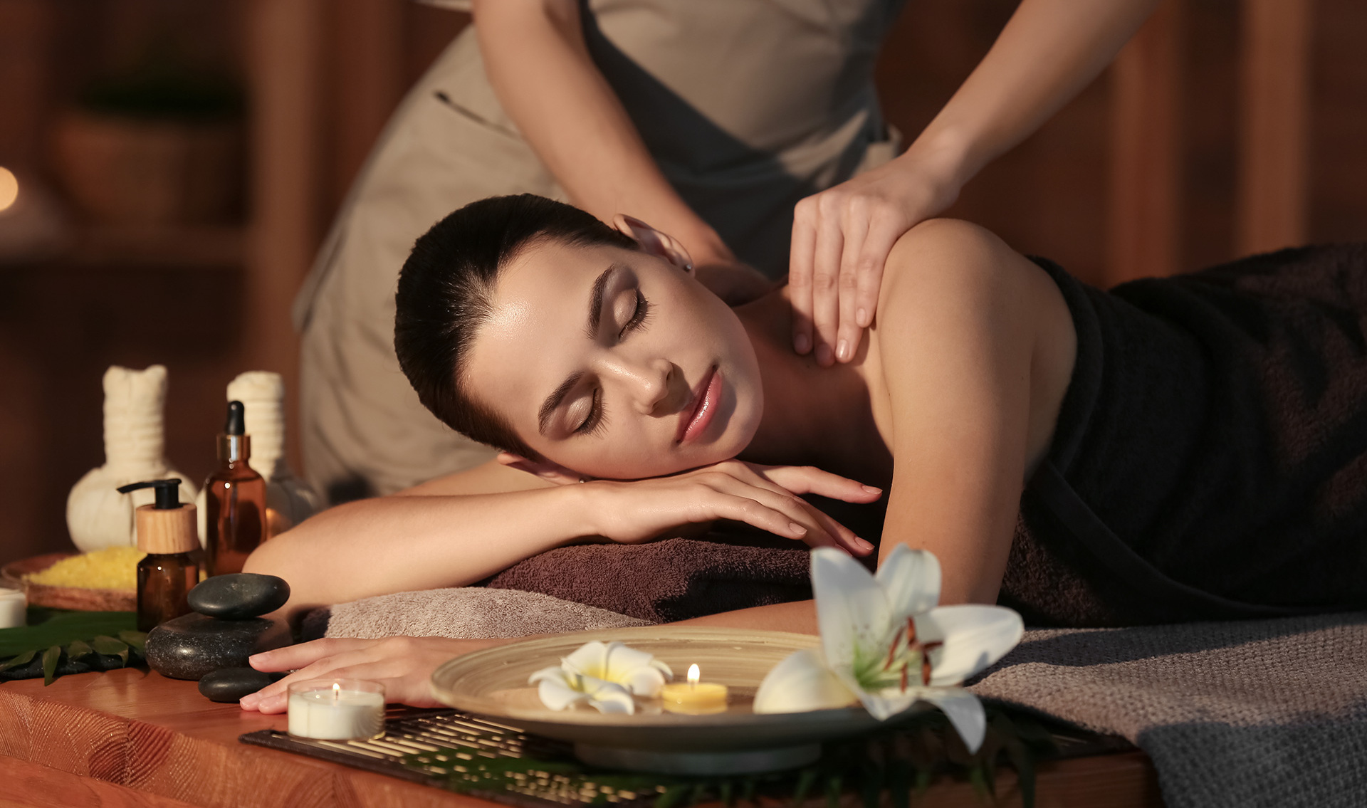 woman in Spa