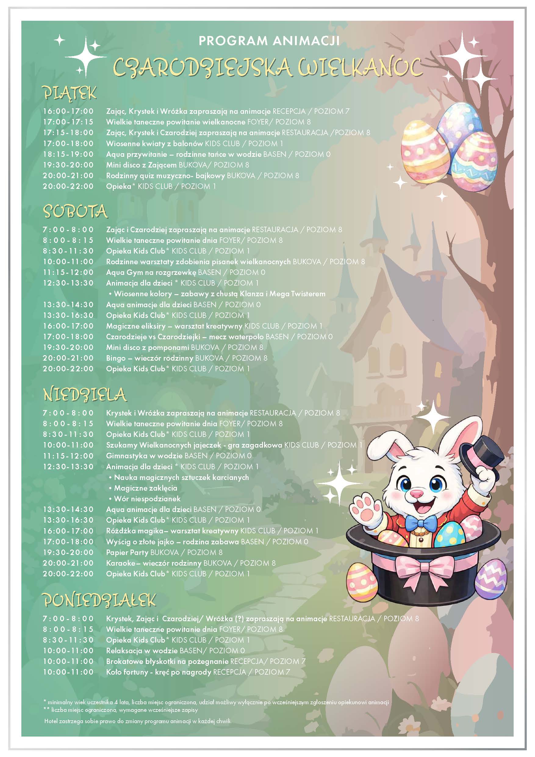 Wielkanoc w Hotelu Crystal Mountain