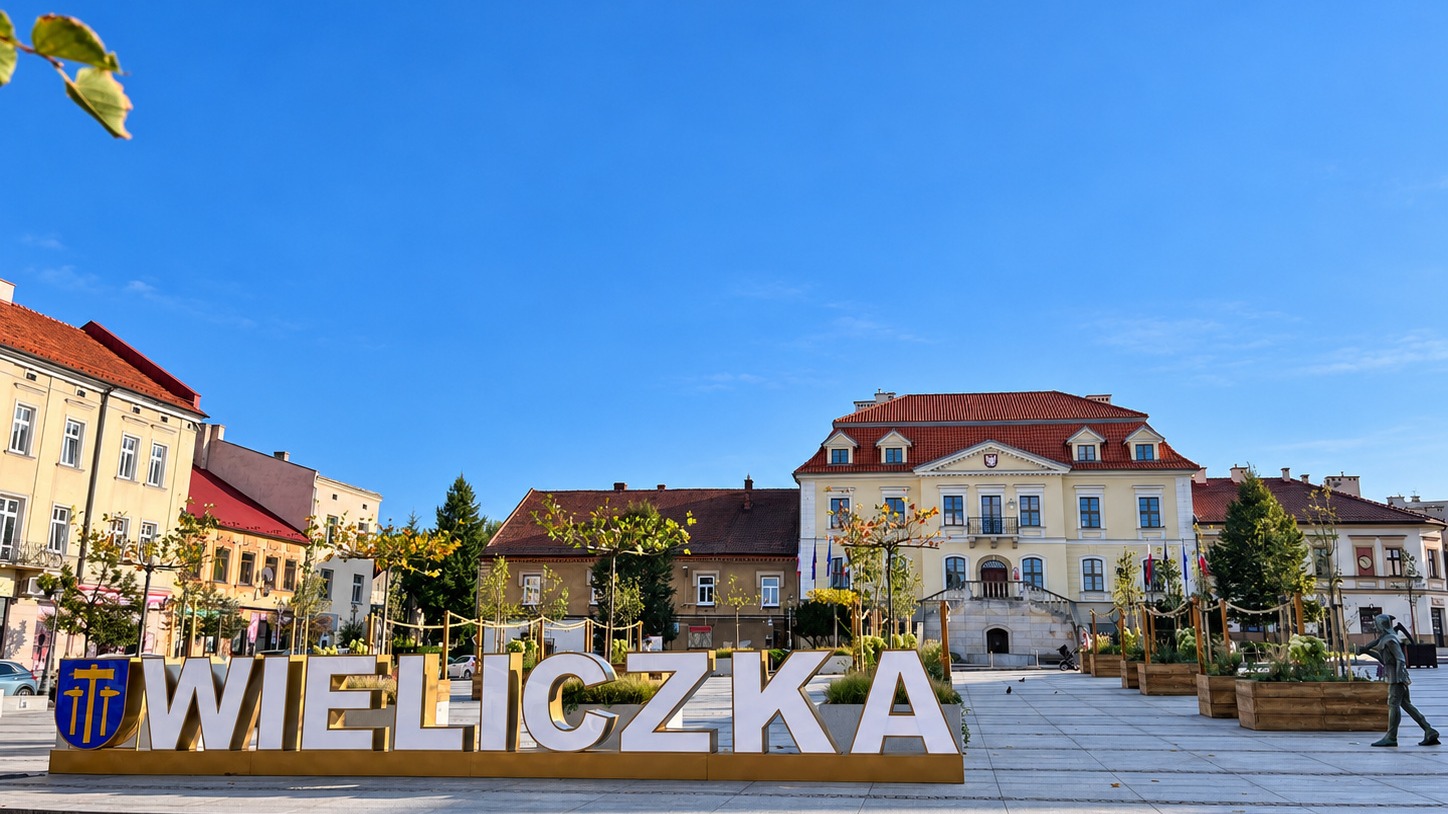 Rynek Górny w Wieliczce centrum miasta