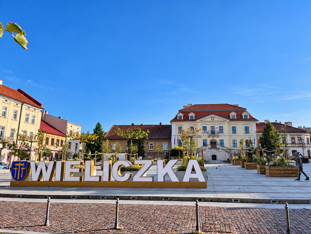 Rynek Górny w Wieliczce centrum miasta