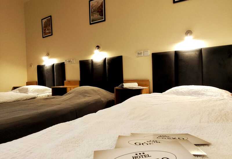 Pokój z trzema łóżkami w Hotelu Górsko