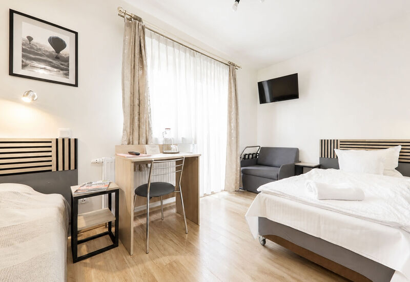 Pokój dwuosobowy z dwoma łóżkami w Hotelu Górsko
