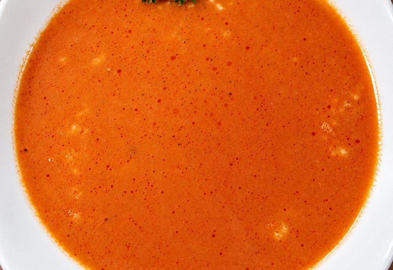 Kremowa zupa pomidorowa w Restauracji Hotel Górsko