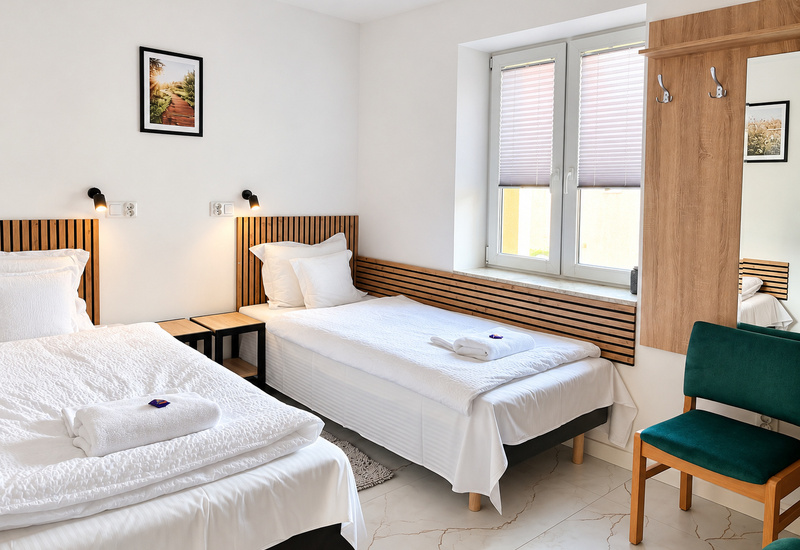 Apartament z dwoma pojedynczymi łóżkami – Hotel Górsko Wieliczka