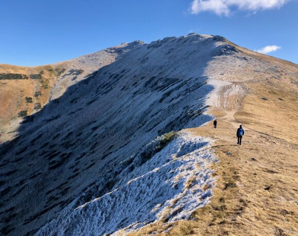 Horská turistika v Tatrách.