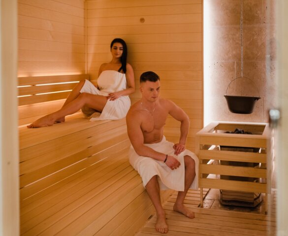 sauna w hotelu pod warszawą