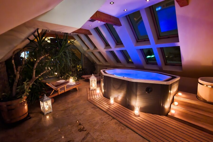 romantyczny wieczór, wellness&spa, romantyczny klimat, świecące lampiony