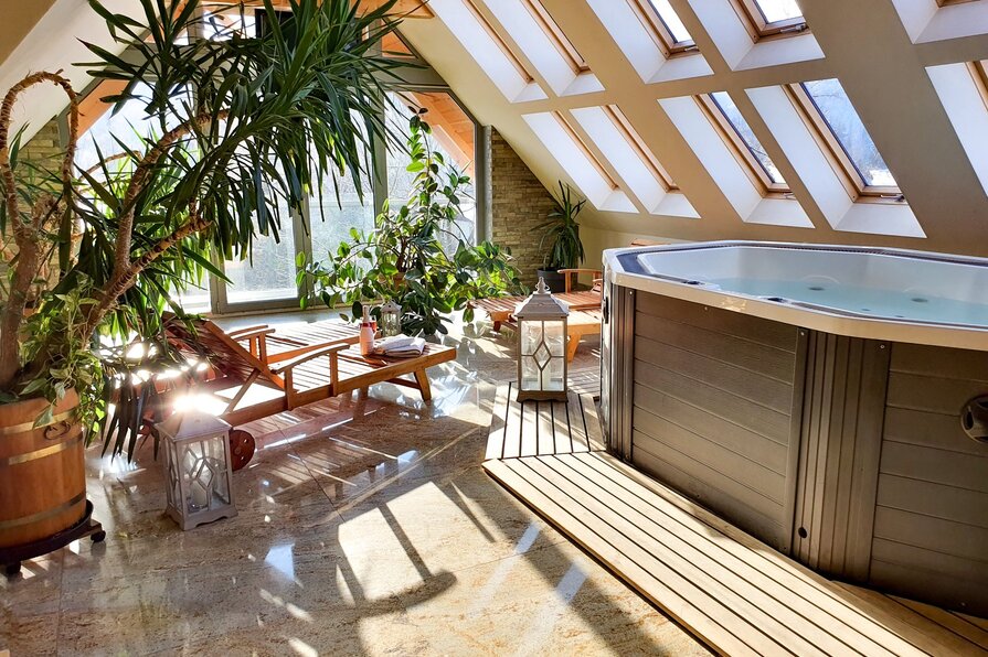 luksusowy hotel zakopane, strefa wellness&spa w blasku słońca