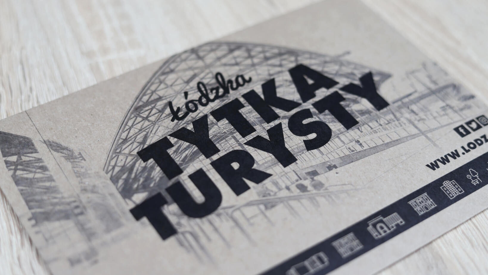 Brochure promoting tourist attractions of Łódź