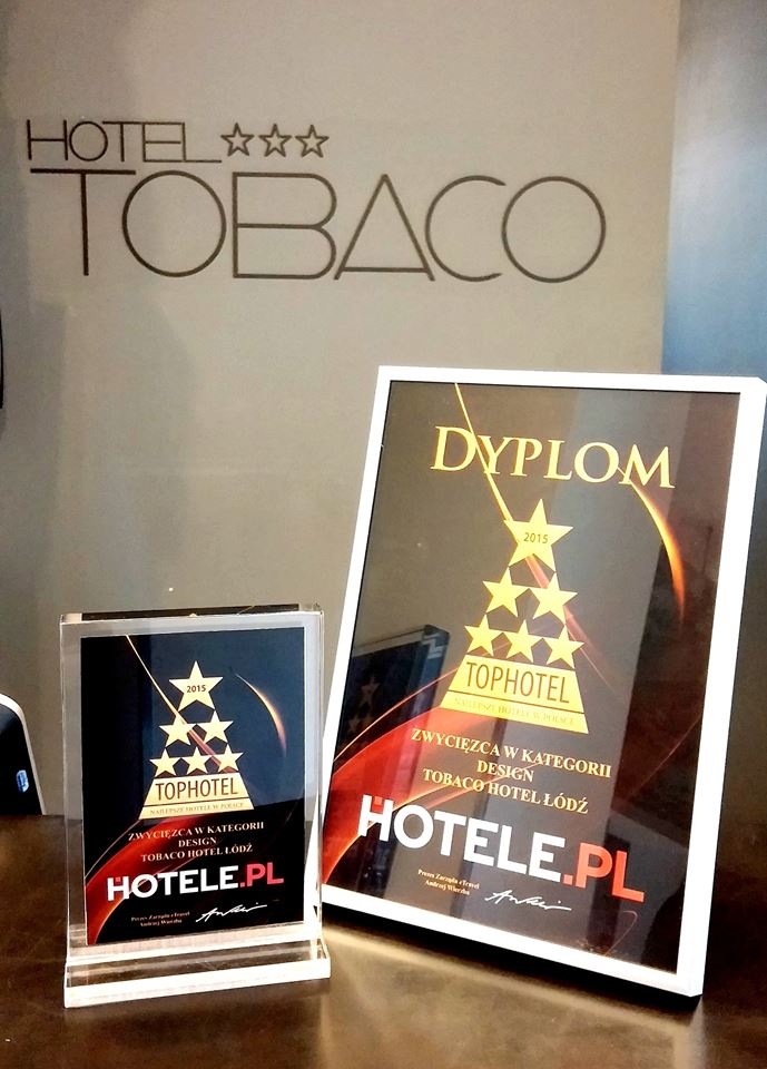 "Top Hotel Design Award" - 2015 - Winner on hotele.pl and eTravel.pl - Top Hotel Awards