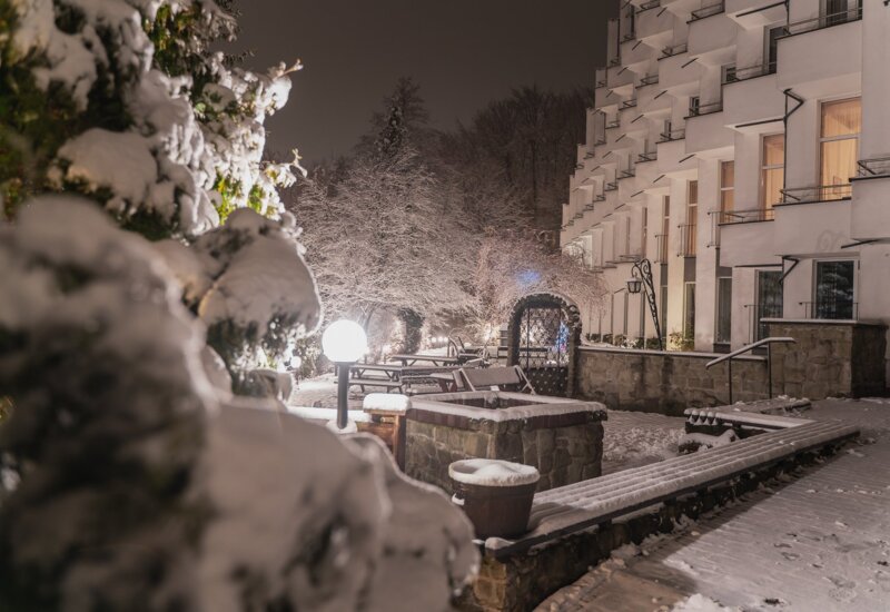 Wieczorna zimowa pora