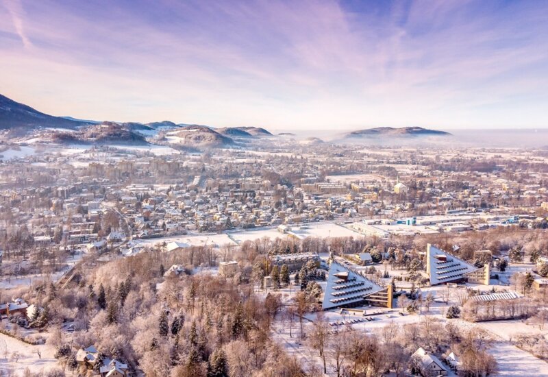Panorama zimowa Ustronia