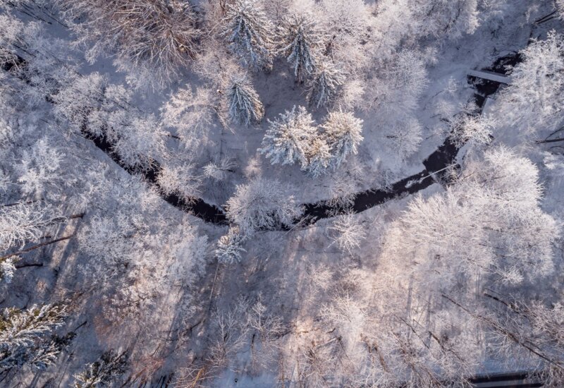 Piękny widok z góry
