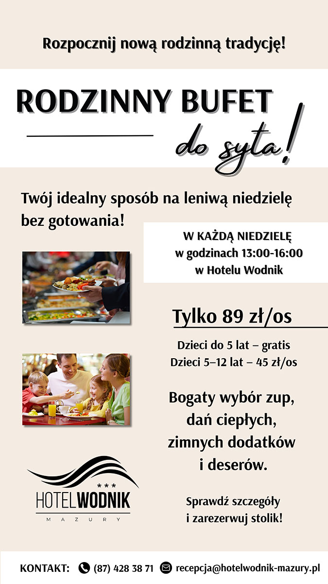 rodzinne obiady niedzielne w Giżycku