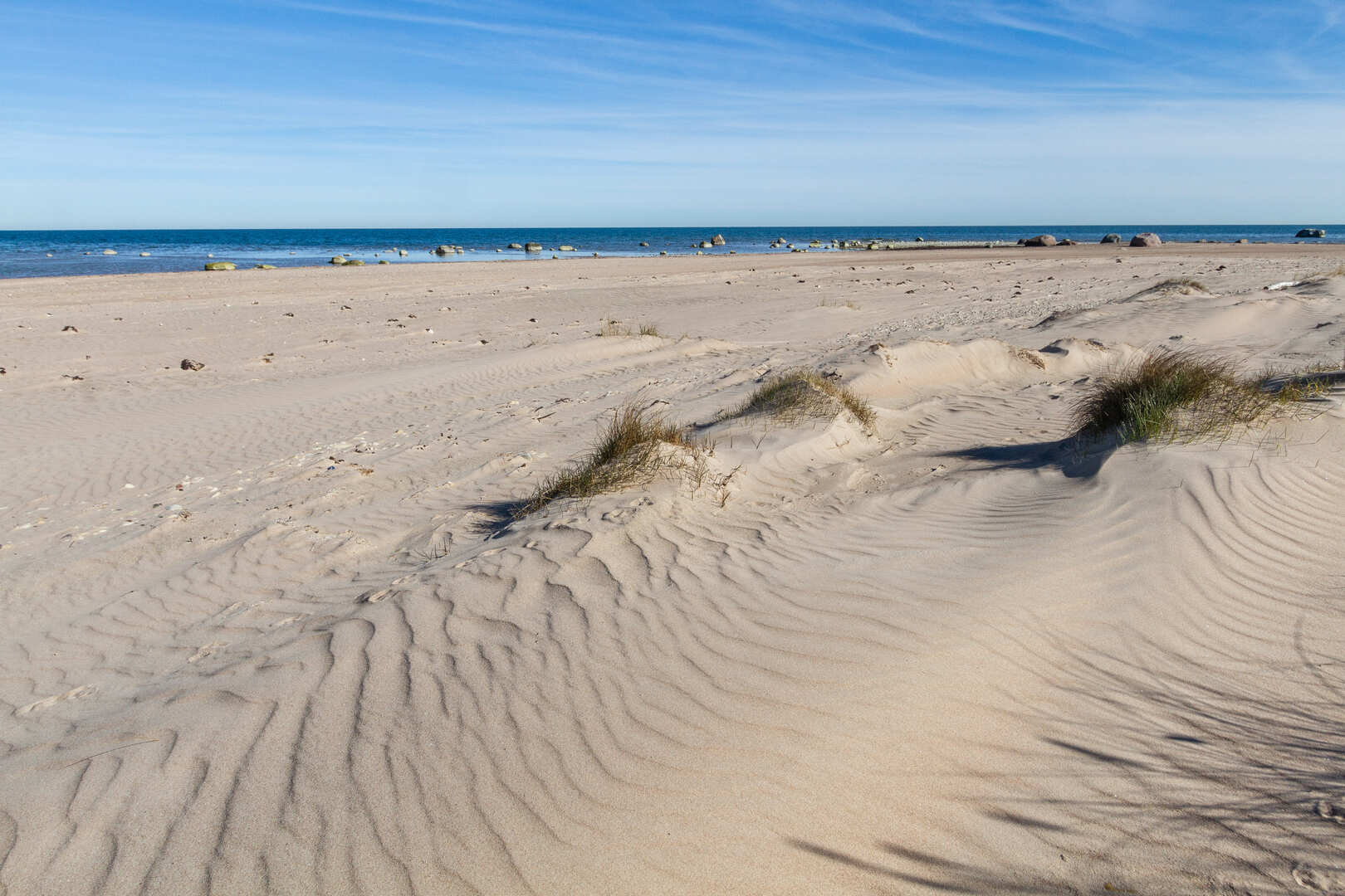 Szeroka plaża w Świnoujściu