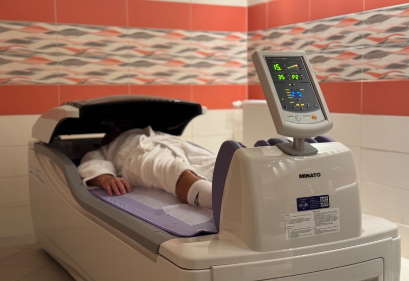 hydrojet - suchy hydromasaż w hotelu Irys w Świnoujściu