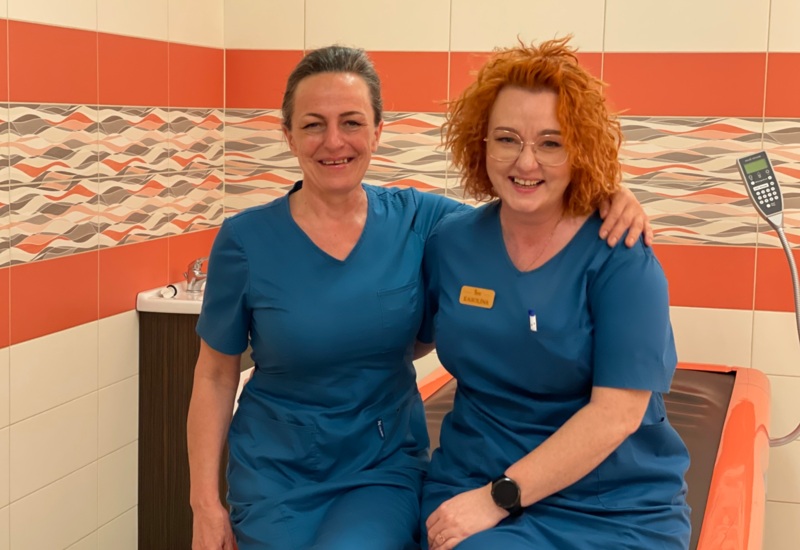 personel rehabilitacyjny zabiegowy w hotelu Irys w Świnoujściu