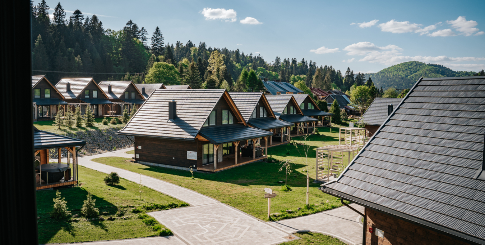 Jabłonki Resort & SPA - Luksusowe domki w Bieszczadach