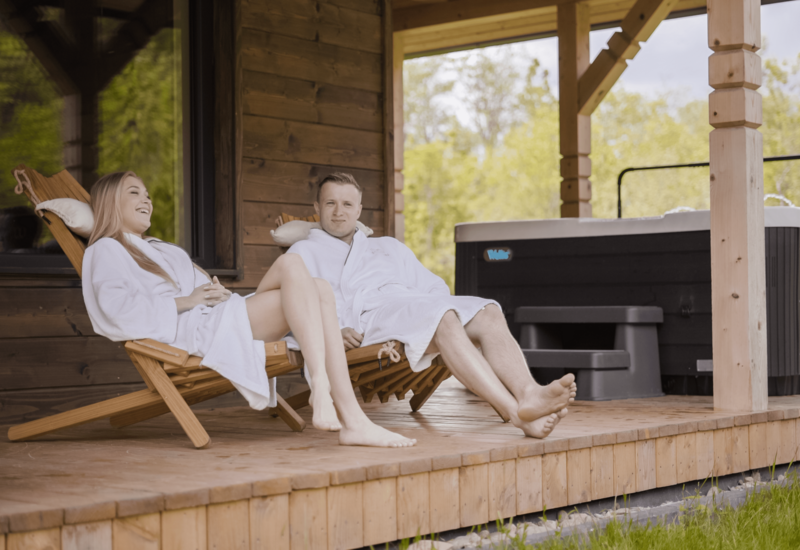 Domek z leżakami w górach – Jabłonki Resort & SPA