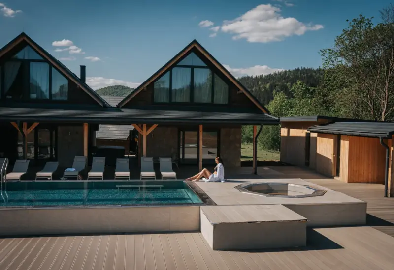 Odpoczynek przy basenie - Jabłonki Resort & SPA