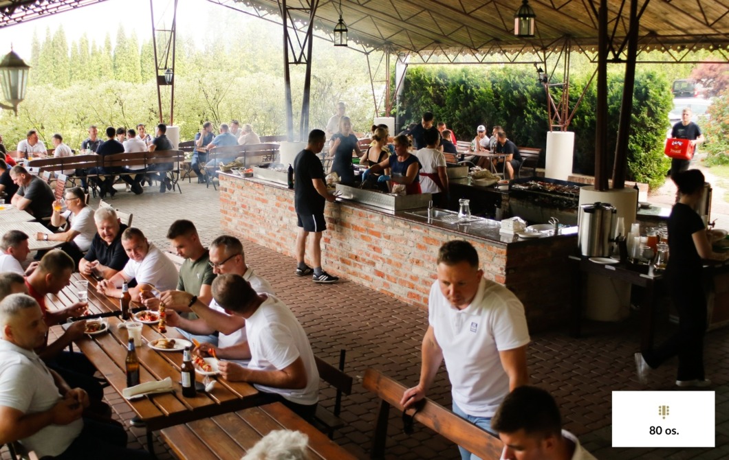 grill wiata grillowa biesiada spotkania firmowe integracyjne imprezy