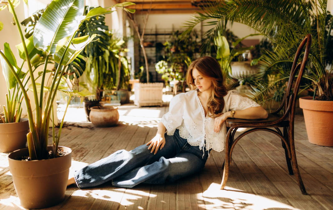 sesja zdjęciowa fotograf oranżeria pałac w korczewie rośliny sesja ciążowa