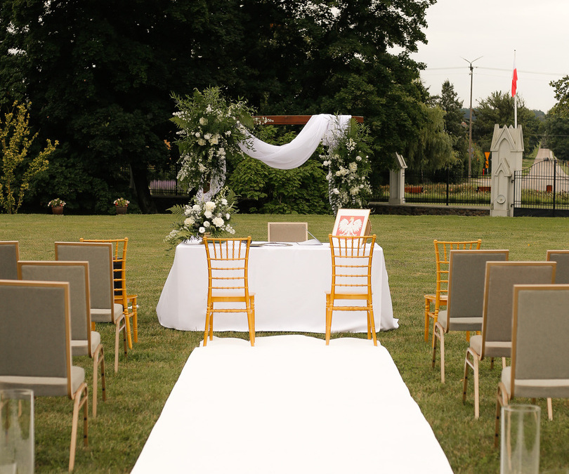 ślub cywilny plenerowy pałac