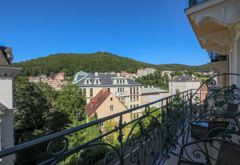 Hezký výhled z balkonu