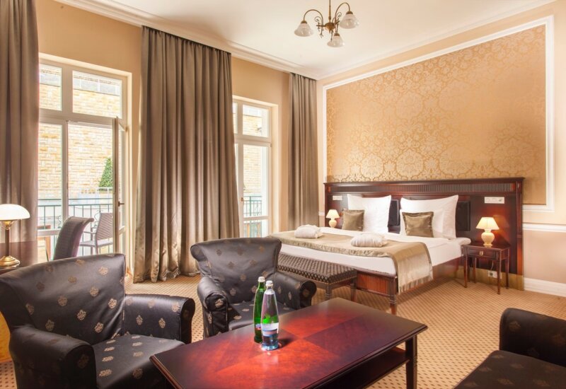 Stylový pokoj deluxe.