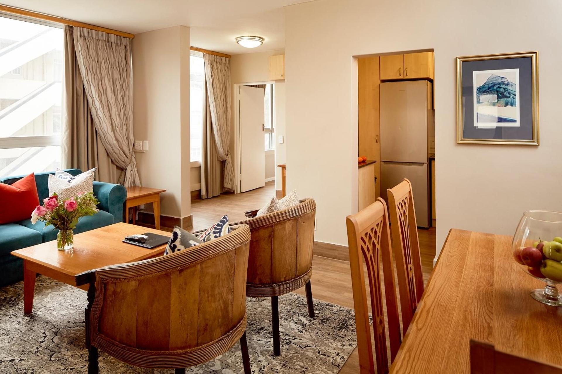 Self-catering apartment interior in Gardens Cape Town