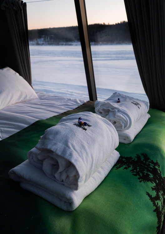 glamping experience, luxury experience, lapland, visit lapland, visit rovaniemi, arctic circle, vacation in rovaniemi, glass igloo hotel, aurora huts, Nova Galaxy Village, Igloo hotel Rovaniemi Lapland
