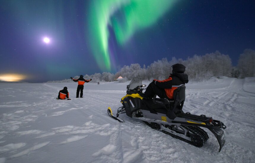 Nova Galaxy Village, Arctic activities, snowmobile safari, Rovaniemi Lapland, responsible tourism
