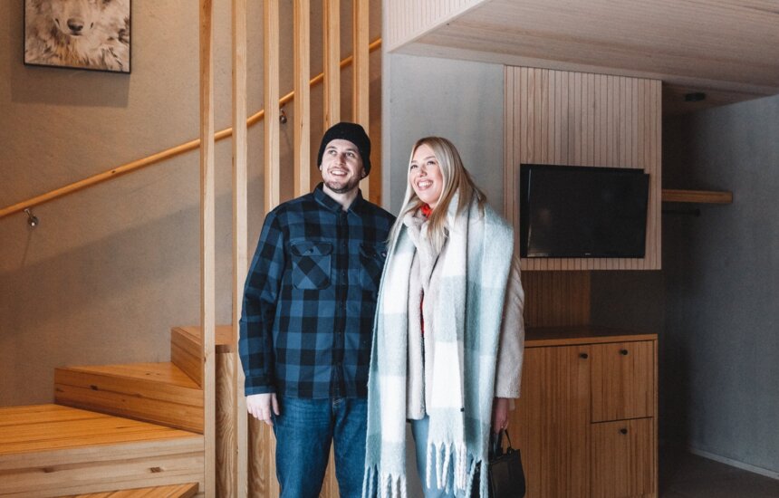 Pariskunta Nova Skyland Hotellissa