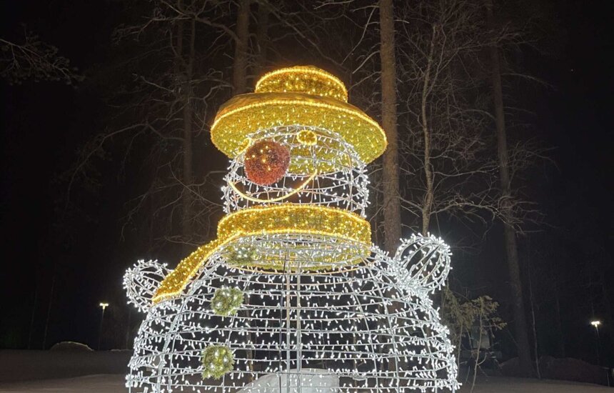 Joulukoristeita Nova Skyland Hotellissa