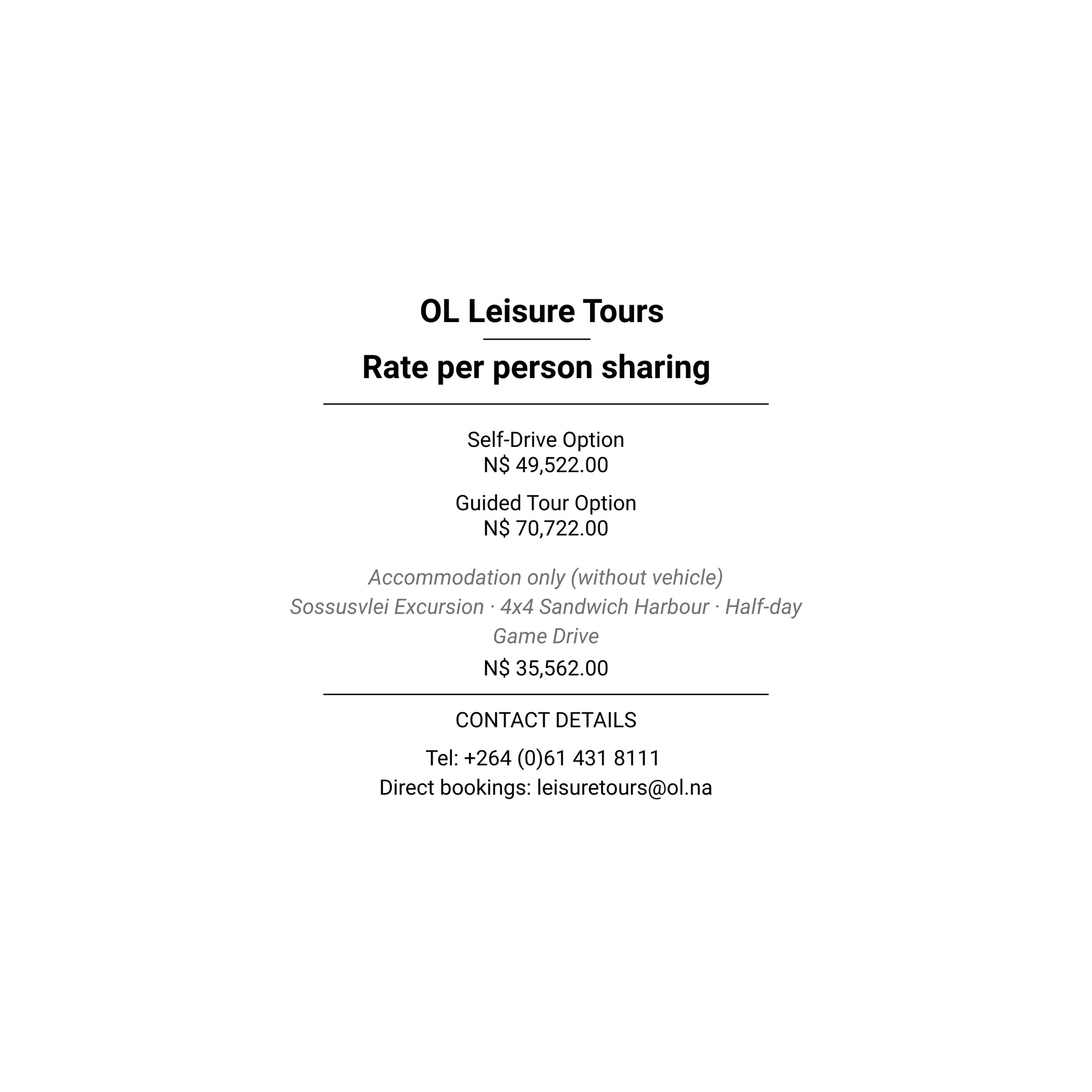 O&L Leisure Tours