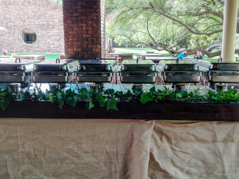 Terrace Restaurant at The Venue Country Hotel & Spa, offering a relaxed dining setting near Hartbeespoort with comfortable seating, countryside views, and a welcoming atmosphere for breakfast, lunch, dinner, events, and hotel guests.
