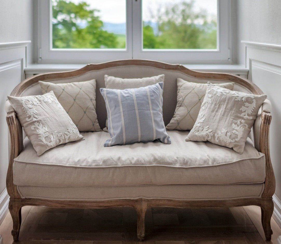 Mountains view from the Kamieniec Palace. A romantic place in Kotlina Kłodzka