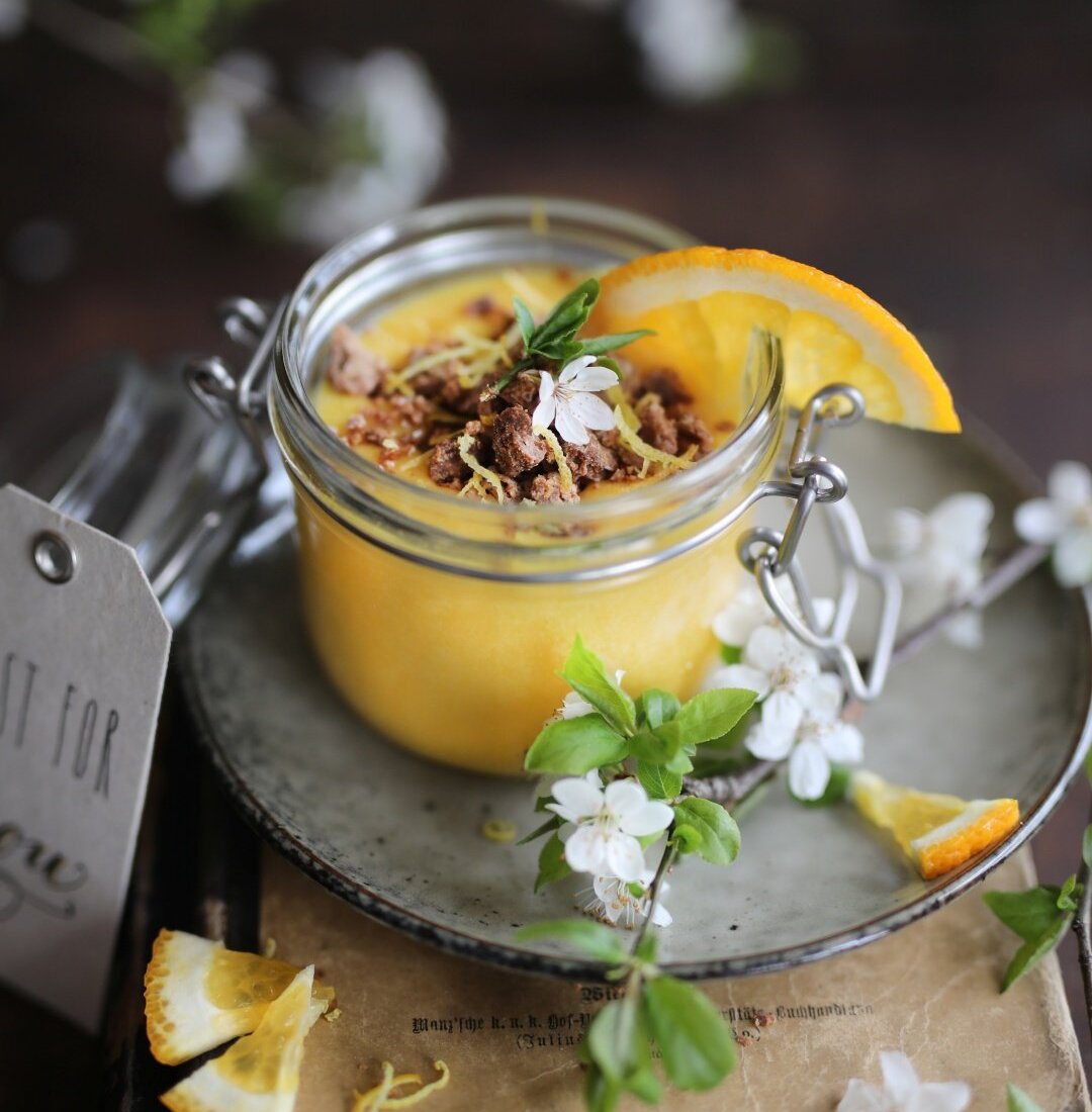 Deser w restauracji Pałac Kamieniec. Kawiarnia w Pałacu Kamieniec koło Polanicy- Zdrój