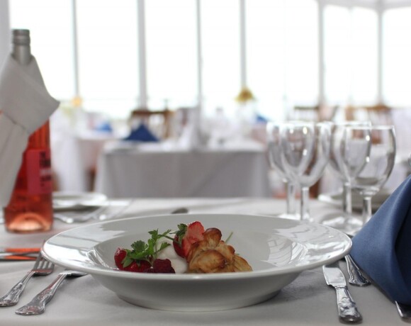 Private dining room in Bournemouth at Riviera Hotel in Alum Chine