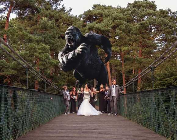 Evening wedding reception in bournemouth and poole with disco and dance floor