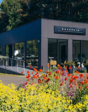 reception - view from outside