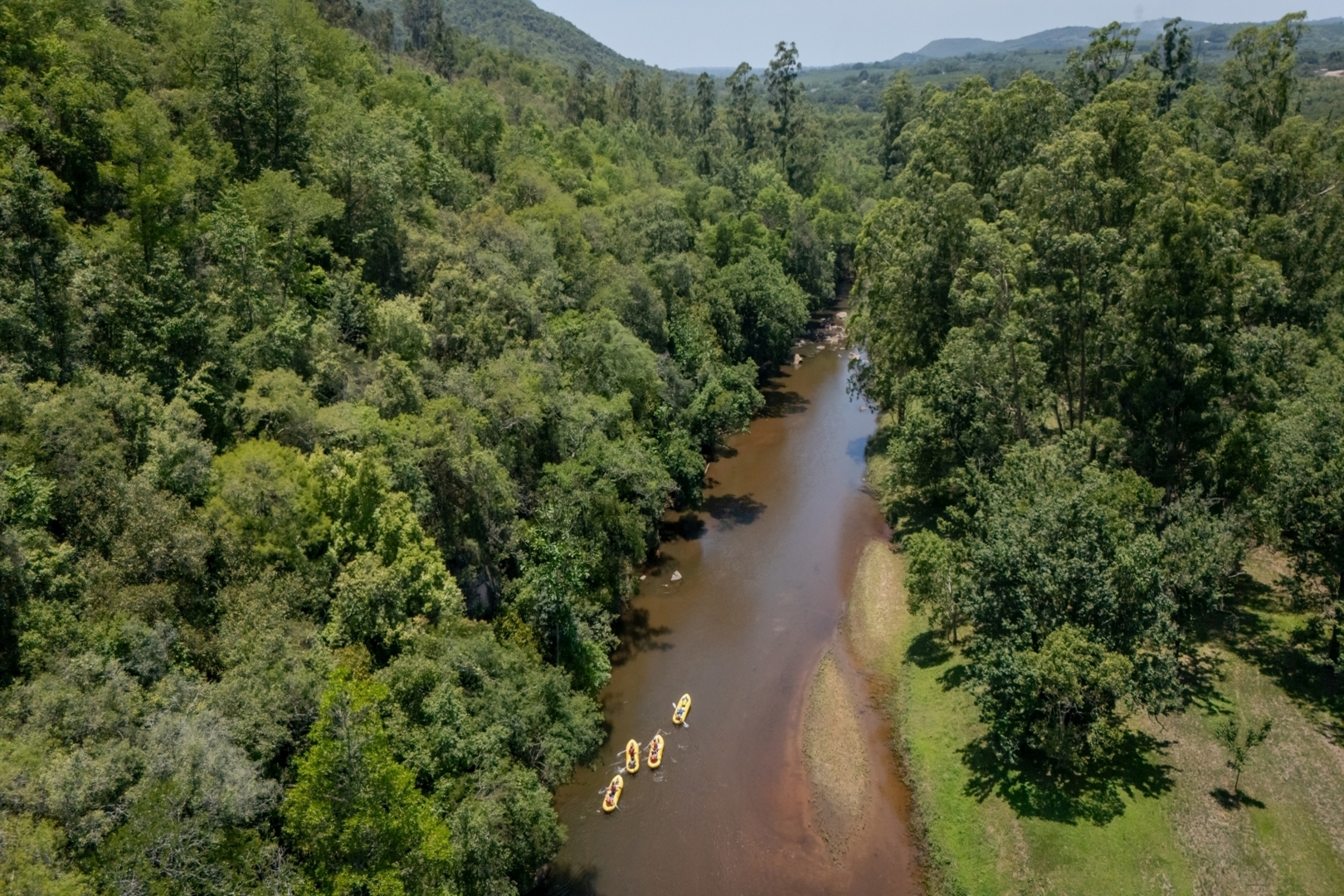 White water rafting on the Sabie River in Hazyview Mpumalanga