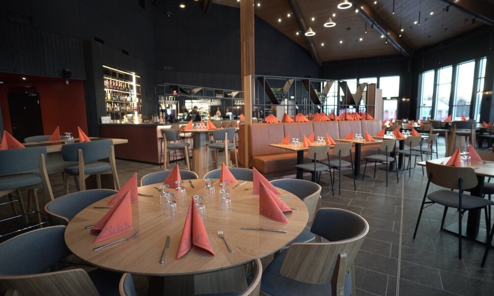 Ravintola keskellä joulupukin lomakylää