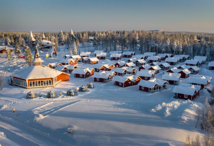 Beautiful cottage village