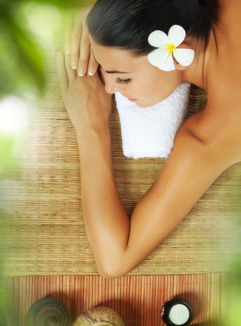 Relaxation in a hotel with spa